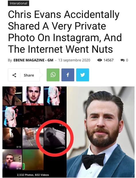 chris evans dick pic